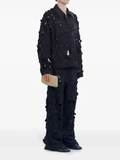 Pants>MARNI Circle Laser Cut Trousers
