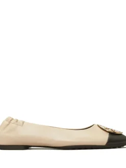 Flats>TORY BURCH Claire Cap-Toe Ballet Shoes