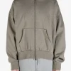 Sweats & Hoodies>FEAR OF GOD ESSENTIALS Classic Fit Fleece Zip-Up Hoodie