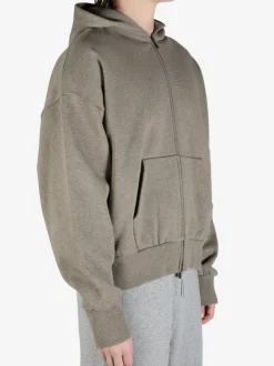 Sweats & Hoodies>FEAR OF GOD ESSENTIALS Classic Fit Fleece Zip-Up Hoodie