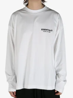 T-shirts>FEAR OF GOD ESSENTIALS Classic Fit Long Sleeve T-Shirt