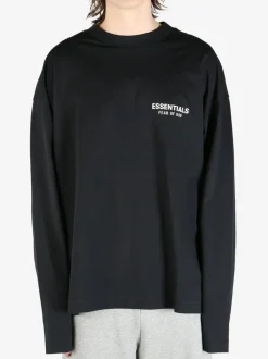 T-shirts>FEAR OF GOD ESSENTIALS Classic Fit Long Sleeve T-Shirt