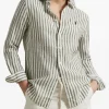 Shirts>POLO RALPH LAUREN Classic Long Sleeve Button Front Shirt
