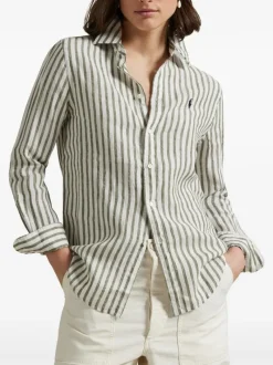 Shirts>POLO RALPH LAUREN Classic Long Sleeve Button Front Shirt