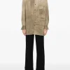 Shirts>ZIGGY CHEN Classic Stripe Pleated Shirt