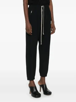 Pants>RICK OWENS Cocoon Crepe Track Pants