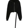 Sweats & Hoodies>RICK OWENS DRKSHDW Collage Gimp Hoodie