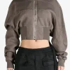 Sweats & Hoodies>RICK OWENS DRKSHDW Collage Gimp Hoodie