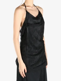 Tops>MARC LE BIHAN Combi Dentelle Haut Asymetrique Top