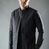 Shirts>RORKE BADER Compound Linen Overshirt