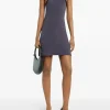 Dresses>COURRÈGES Contrast Scuba Mini Dress