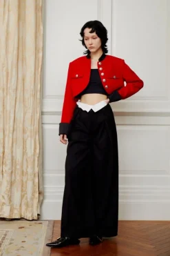 Pants>ODTD Corset Wideleg Trousers