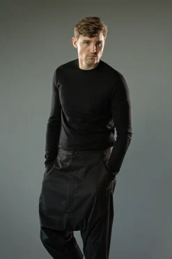 Knitwear>RORKE BADER Cosine Wool Crewneck Sweater