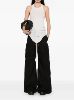 Pants>RICK OWENS Cotton Cargobelas
