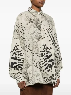 Shirts>DRIES VAN NOTEN Cotton Cocoon Shirt