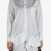 Shirts>COMME DES GARCONS COMME DES GARCONS Cotton Frill Hem Blouse