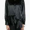 Shirts>COMME DES GARCONS COMME DES GARCONS Cotton Frill Hem Blouse