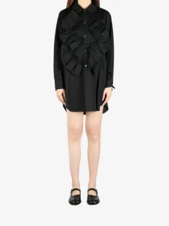 Shirts>COMME DES GARCONS COMME DES GARCONS Cotton Front Frill Blouse