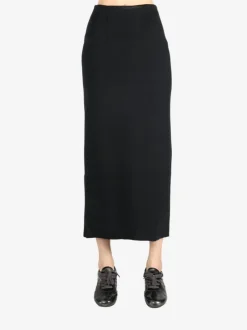 Skirts>AURALEE Cotton Silk Stretch Double Face Knit Skirt