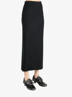 Skirts>AURALEE Cotton Silk Stretch Double Face Knit Skirt
