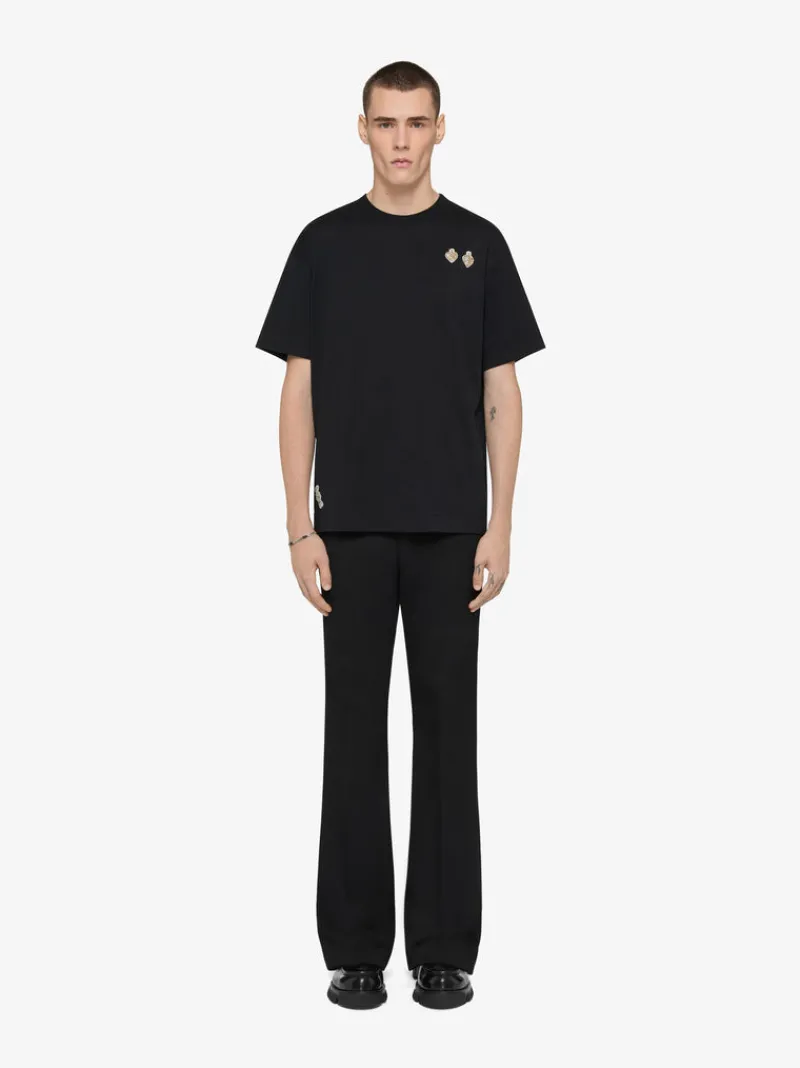 T-shirts>GIVENCHY Cotton T-shirt w/ Patches