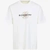 T-shirts>GIVENCHY Cotton T-Shirt w/ Reverse Graphic