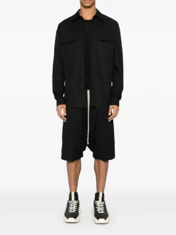 Shirts>RICK OWENS Cotton Work Shirt