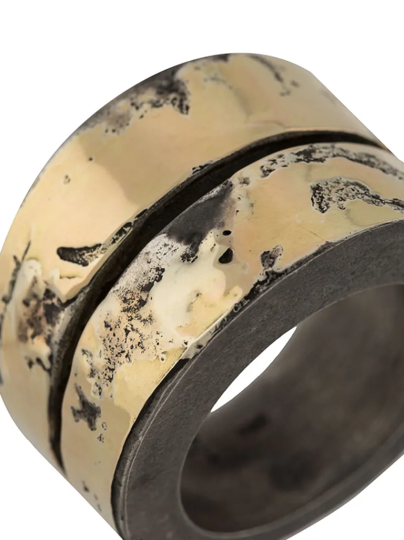 Jewelry | Jewelry>PARTS OF FOUR Crevice Ring v2 (Fuse, Wide, DA18K)