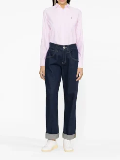 Shirts>POLO RALPH LAUREN Crlte St Long Sleeve Button Front Shirt