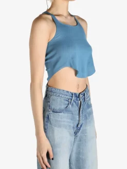 Tops>RICK OWENS DRKSHDW Cropped Basic Tank Top
