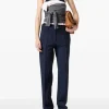 Knitwear>MIU MIU Cropped Boatneck Sweater