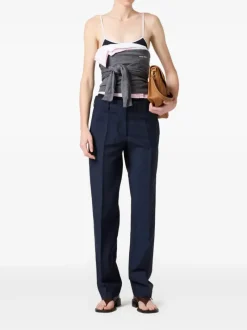 Knitwear>MIU MIU Cropped Boatneck Sweater