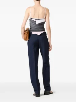 Knitwear>MIU MIU Cropped Boatneck Sweater
