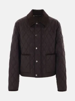 Jackets & Coats>BURBERRY Cropped Quilt Jacket