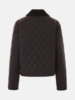 Jackets & Coats>BURBERRY Cropped Quilt Jacket
