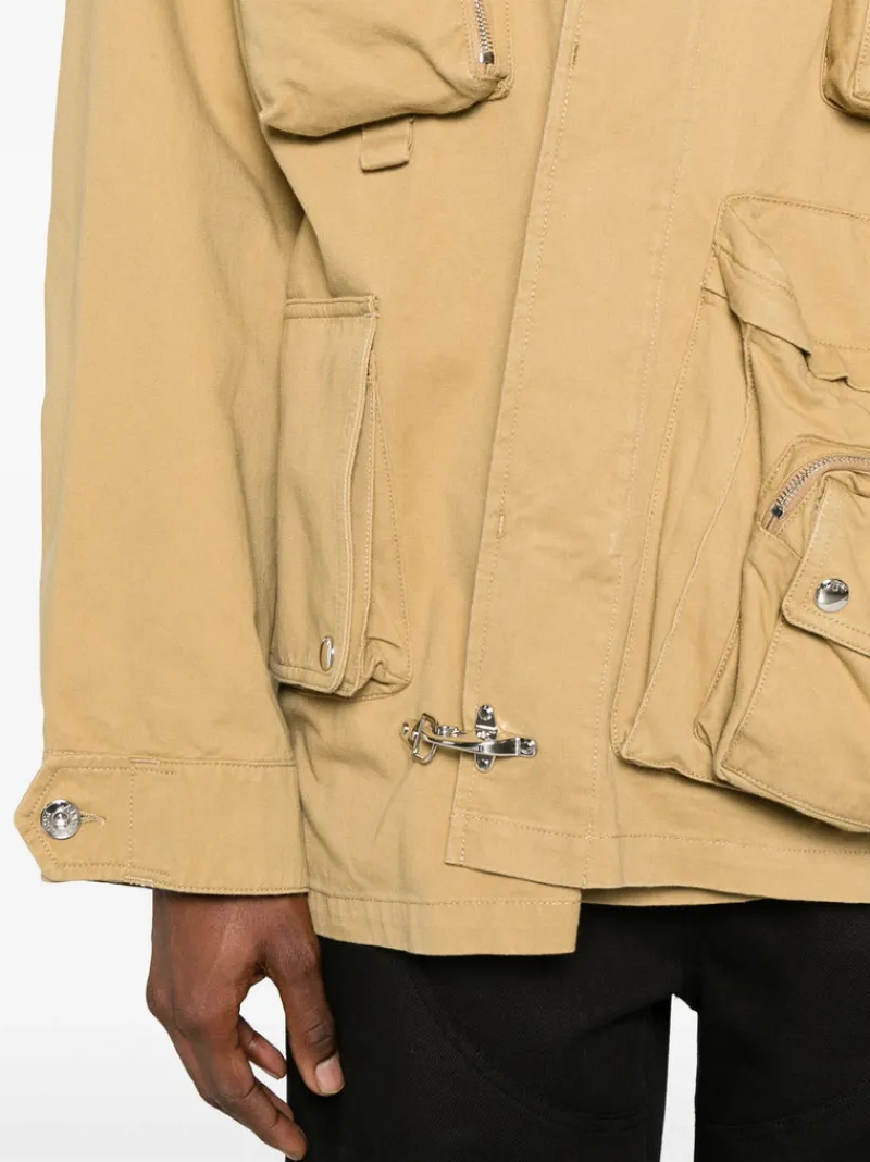 Jackets & Coats>LANVIN Crossed Front Utility Jacket