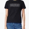 T-shirts>VERSACE Crystal Logo T-Shirt