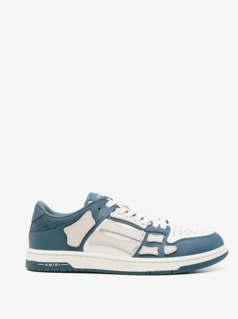 Sneakers>AMIRI Debossed Quad Skel Low Top Sneakers