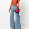 Jeans>MAISON MARGIELA Decortique Asymmetric Wide-Leg Jeans