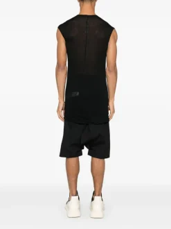 T-shirts>RICK OWENS Deep V SL T-Shirt