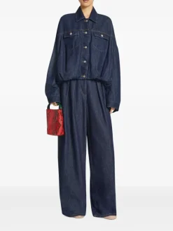 Jackets & Coats>DRIES VAN NOTEN Denim Blouson