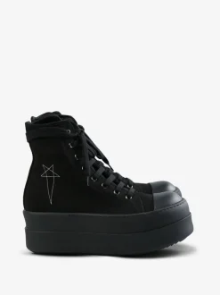 Sneakers>RICK OWENS DRKSHDW Denim Double Bumper Sneakers