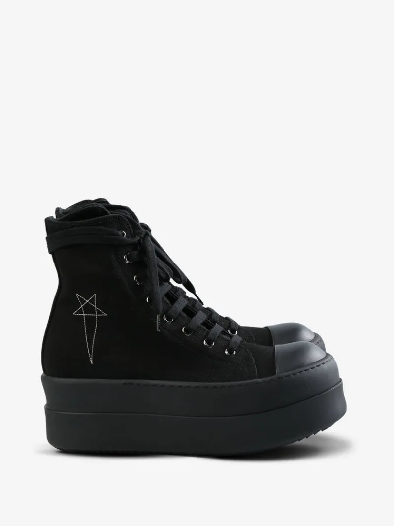 Sneakers>RICK OWENS DRKSHDW Denim Double Bumper Sneakers
