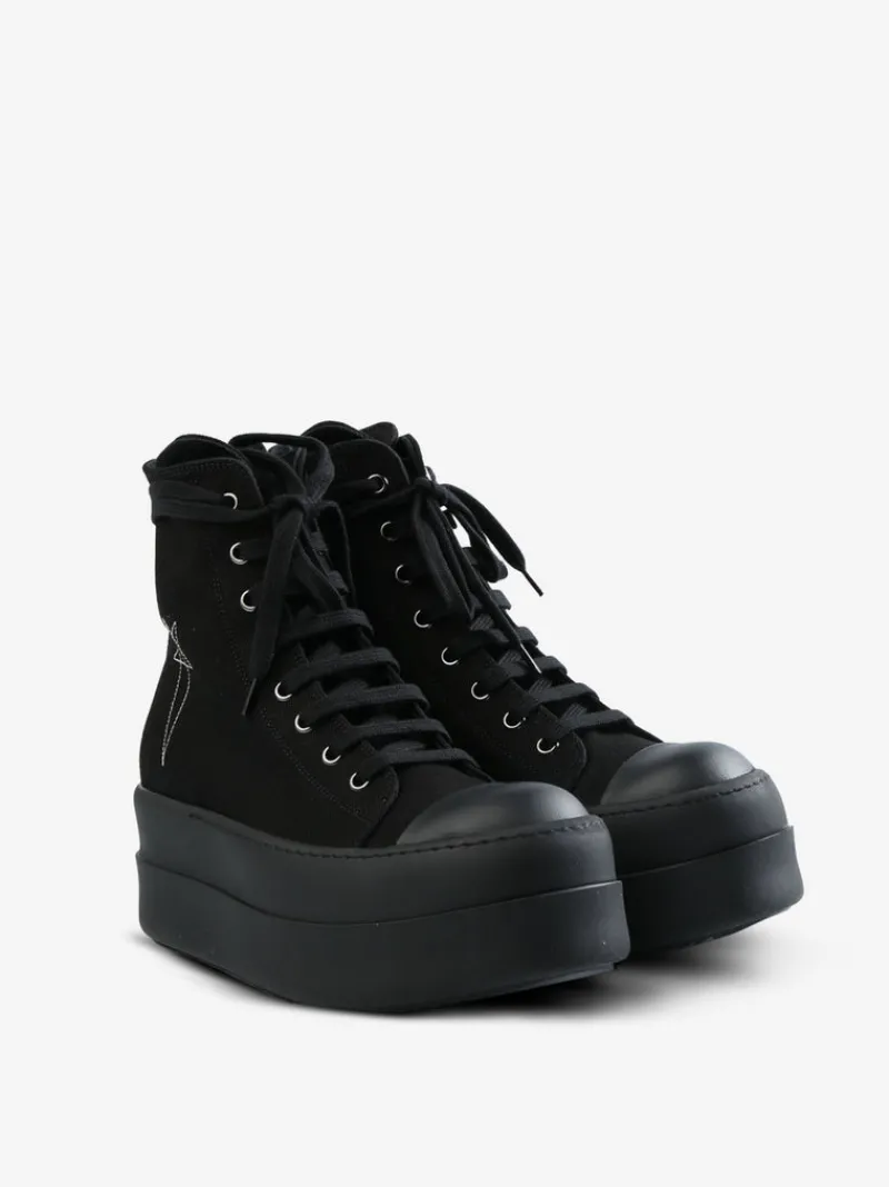 Sneakers>RICK OWENS DRKSHDW Denim Double Bumper Sneakers