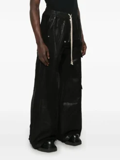 Pants>RICK OWENS DRKSHDW Denim Imbalanced Double Cargo Jumbo Belas