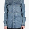 Jackets & Coats>RICK OWENS DRKSHDW Denim Outershirt Jacket