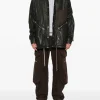 Jackets & Coats>RICK OWENS Denim Tour Hoodie
