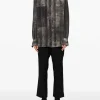 Shirts>ZIGGY CHEN Digital Print Long Shirt