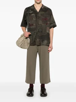 Shirts>ZIGGY CHEN Digital Print Short Sleeve Shirt