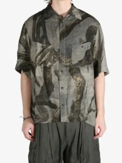 Shirts>ZIGGY CHEN Digital Print Short Sleeve Shirt